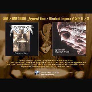Ripper/Venus Torment - Paranormal Waves/Ultraviolent Fragments Of Self (jewelCD)