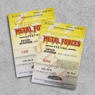 Metal Forces Festival 2026 Ticket