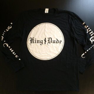 King Dude - Logo Longsleeve (BLACK)
