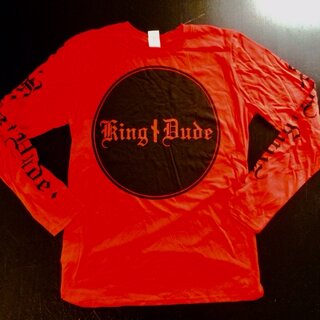 King Dude - Logo Longsleeve (RED)