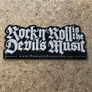 Terratur Possessions - RocknRoll Is The Devils Music (3-D Sticker)
