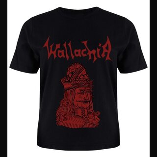 Wallachia -  Vlad Tepes Red (Black T-Shirt)